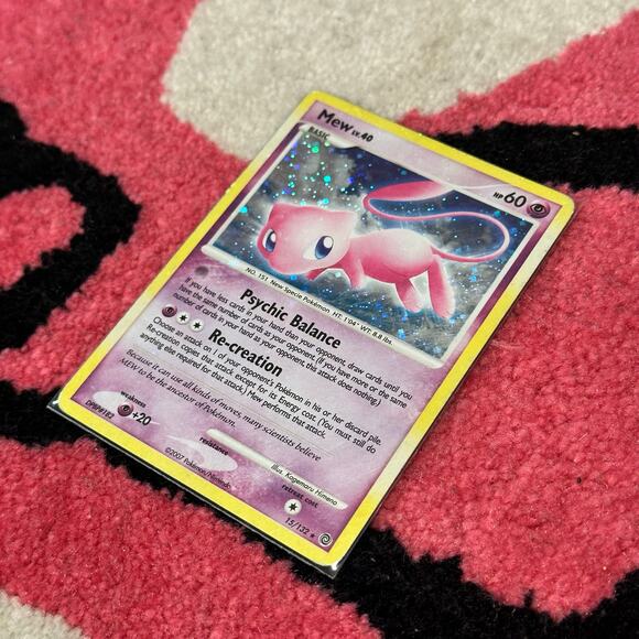 Mew #15 Pokémon Secret Wonders Holo Bleed - Picture 1 of 8